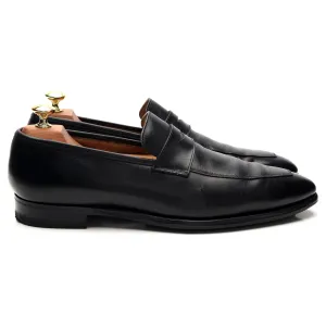 'Merton' Black Leather Loafers UK 8 E