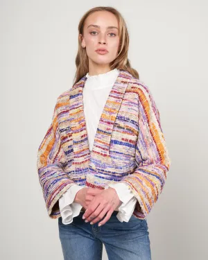 mini baja jacket - rag rug stripe