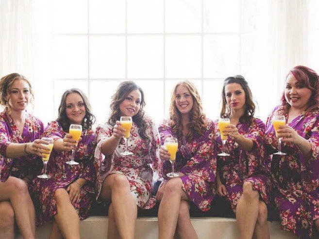 Mom & Daughter Floral Robes, Mother Daughter Matching Robes, Mommy and Me Outfit, Spa Robe, Kids Robe, Matching Robes