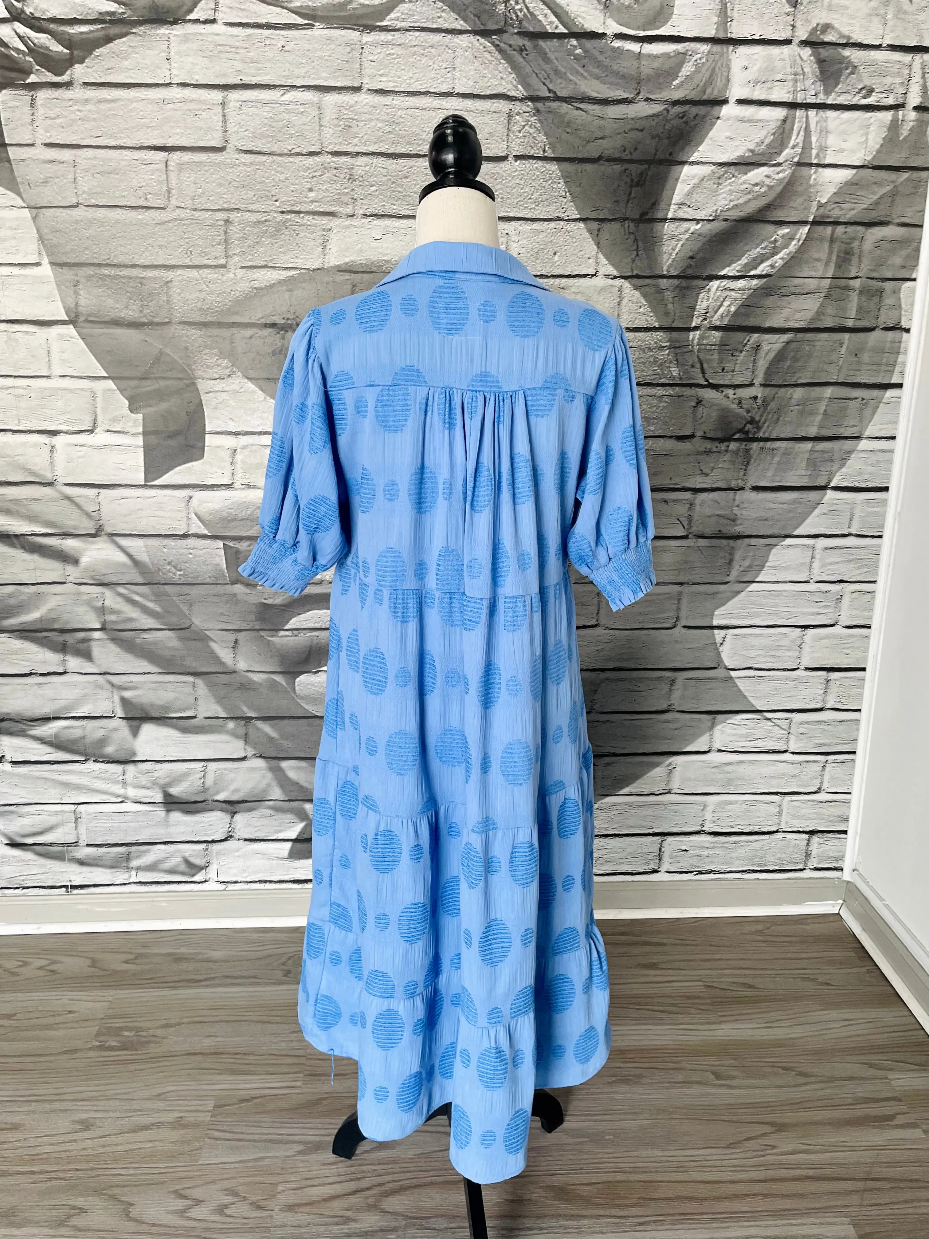 Monica Midi Dress in Periwinkle