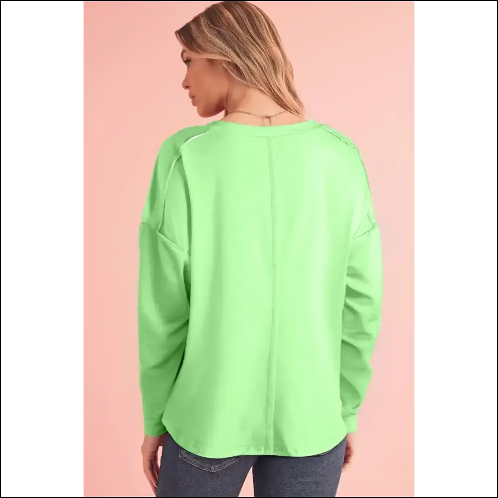 Needful Things: Blue Colorblock Drop Sleeve Top - Wardrobe Mvp ! 💙