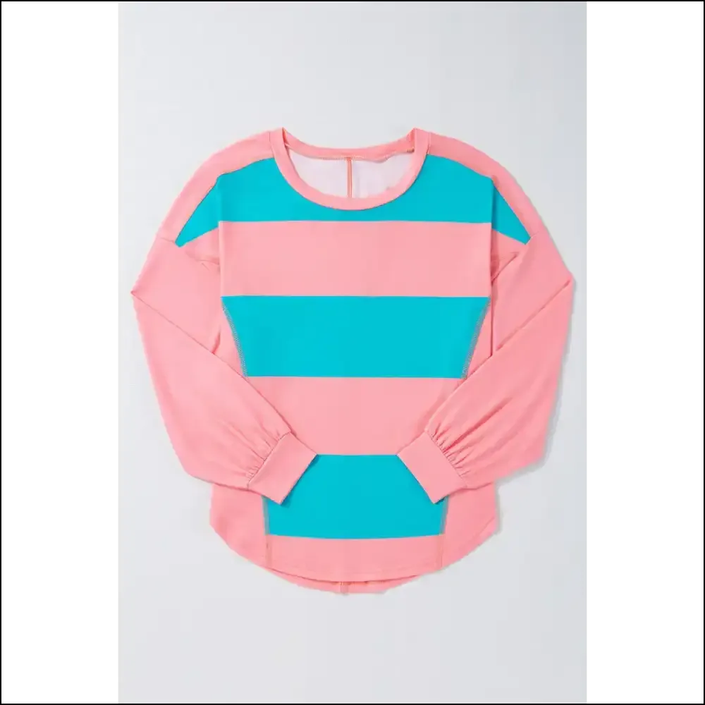 Needful Things: Blue Colorblock Drop Sleeve Top - Wardrobe Mvp ! 💙