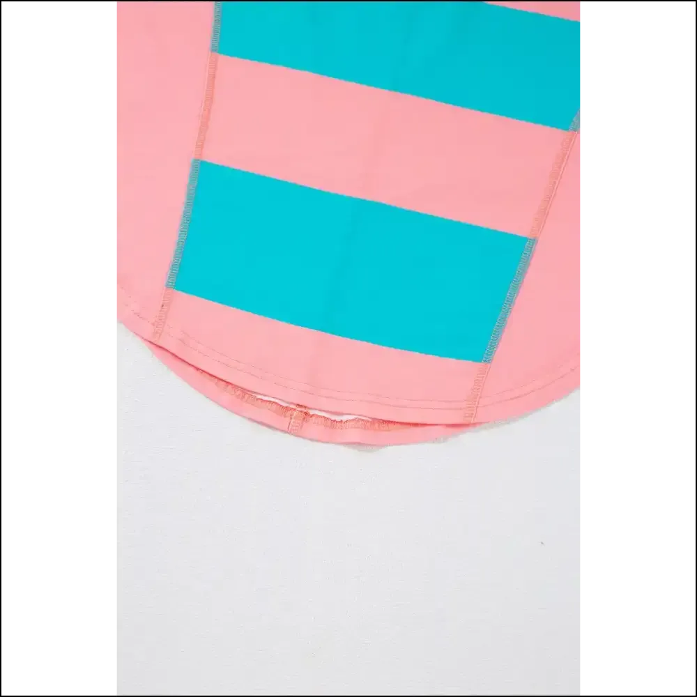 Needful Things: Blue Colorblock Drop Sleeve Top - Wardrobe Mvp ! 💙