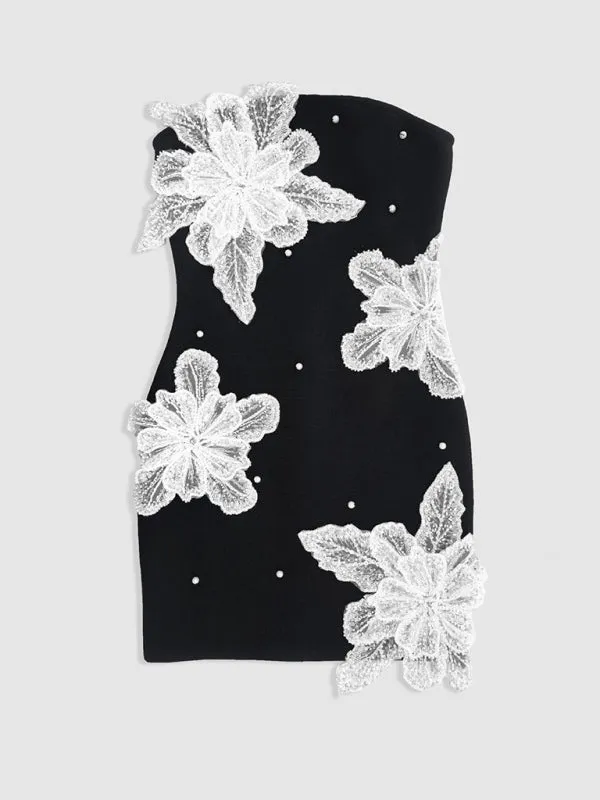 Noir Blossom Dress