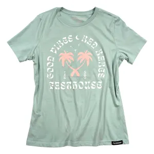 Oasis Women's Tee - Dust Blue