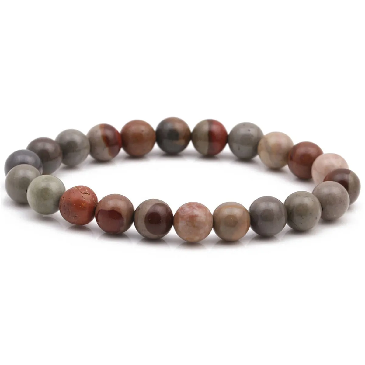 Ocean Jasper Beaded Stretch Bracelet