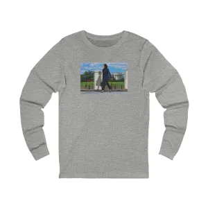 Original Long Sleeve T-shirt - Kamala Harris, White House, Ruby Bridges - Gift for History Buffs, Activists, Democrats, Liberal, Democrat