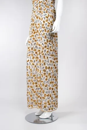 Oval Sequin Slip Dress