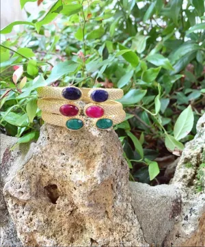 Oxyde Cuff Ruby