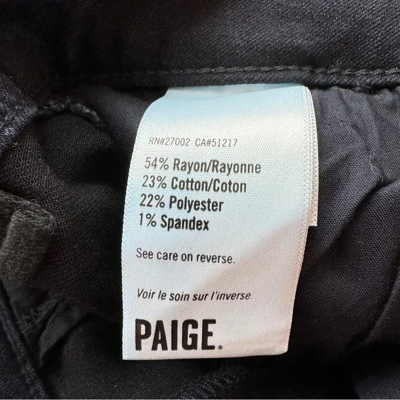 Paige Blake Polished Denim Jean Women's 29 Tall Business Casual Quiet Luxury