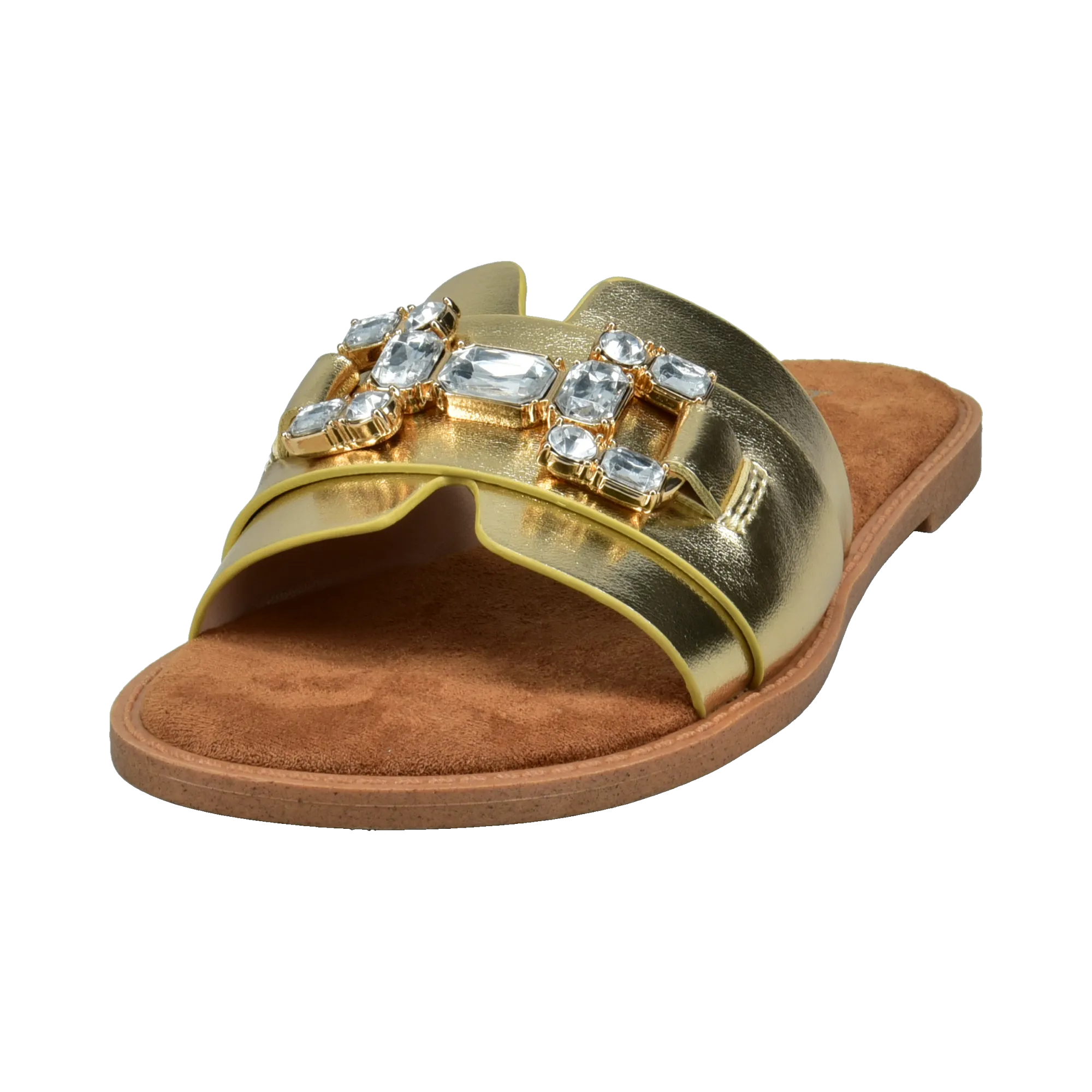 Pantoletten gold