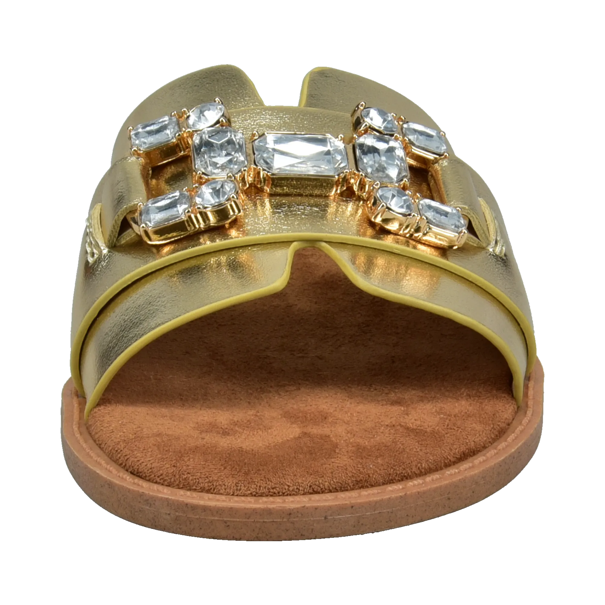 Pantoletten gold