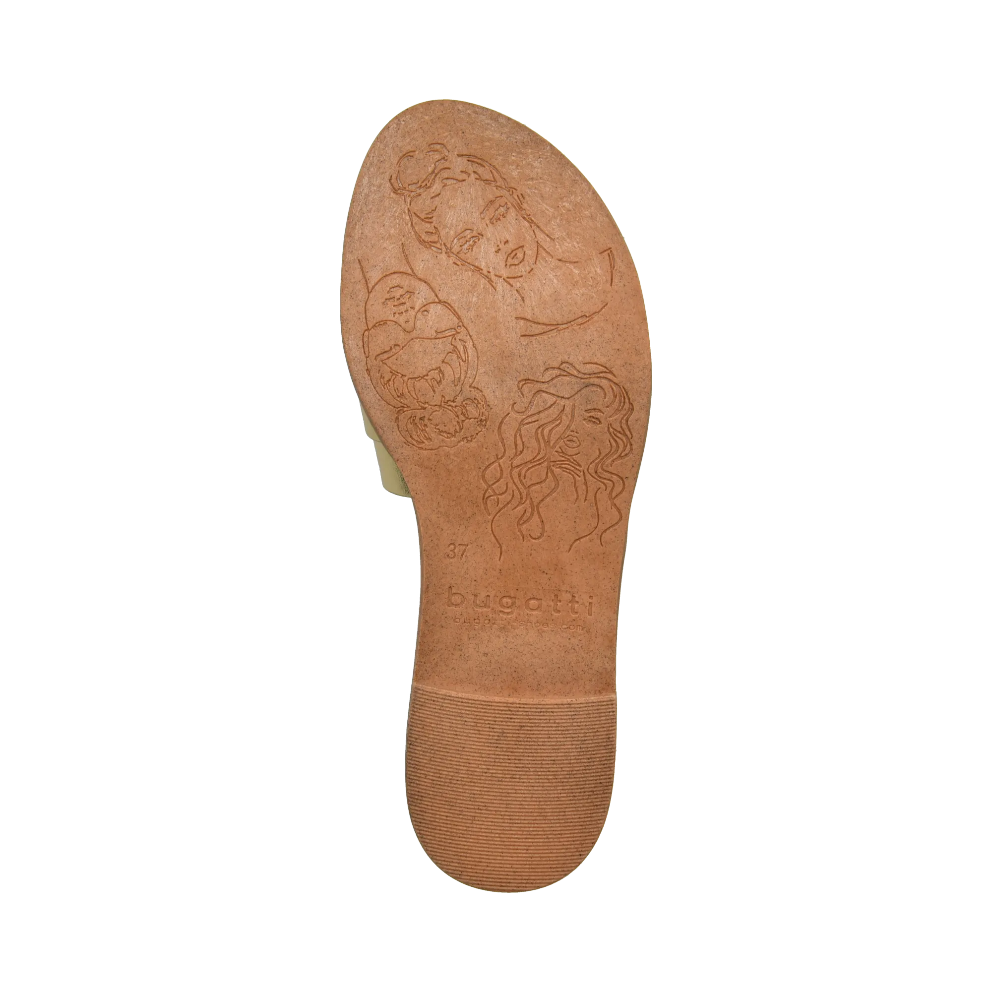 Pantoletten gold