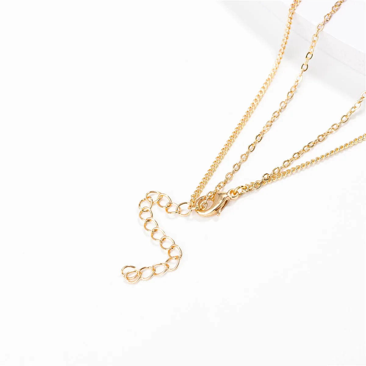 Pearl & 18K Gold-Plated Layered Pendant Necklace