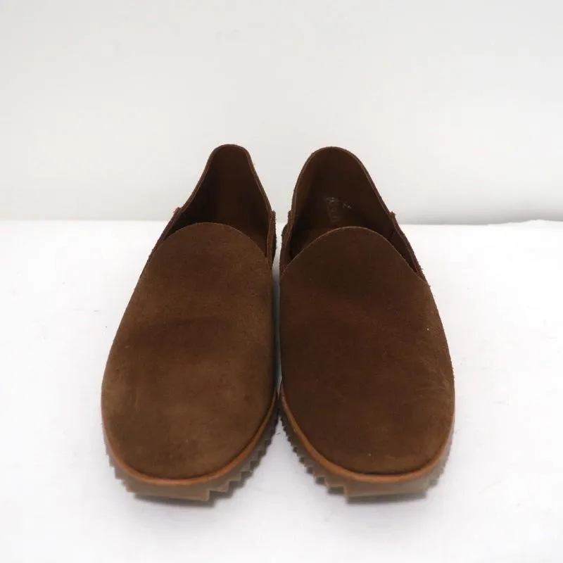 Pedro Garcia Smoking Slippers Yoshi Brown Suede Size 36 Slip-On Loafers NEW