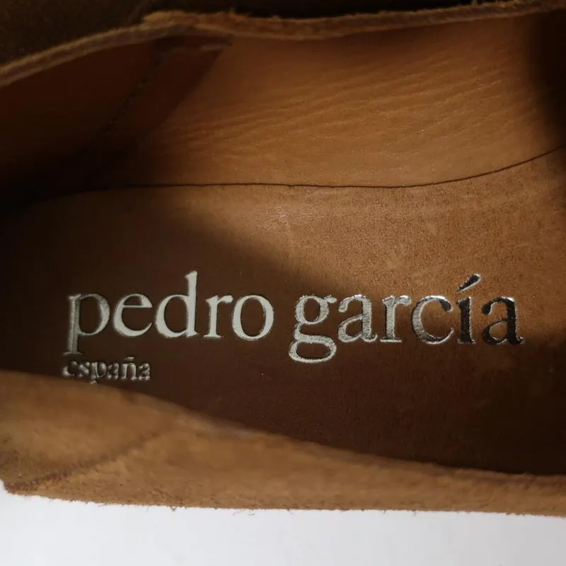 Pedro Garcia Smoking Slippers Yoshi Brown Suede Size 36 Slip-On Loafers NEW