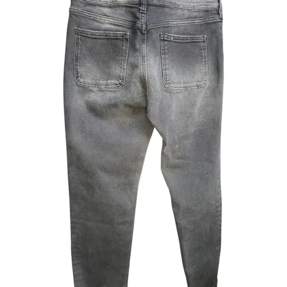 Pilcro and the Letterpress Anthropologie Black High Rise Slim Fit Jeans size 28
