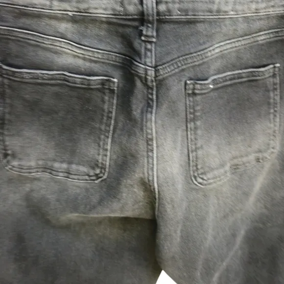 Pilcro and the Letterpress Anthropologie Black High Rise Slim Fit Jeans size 28