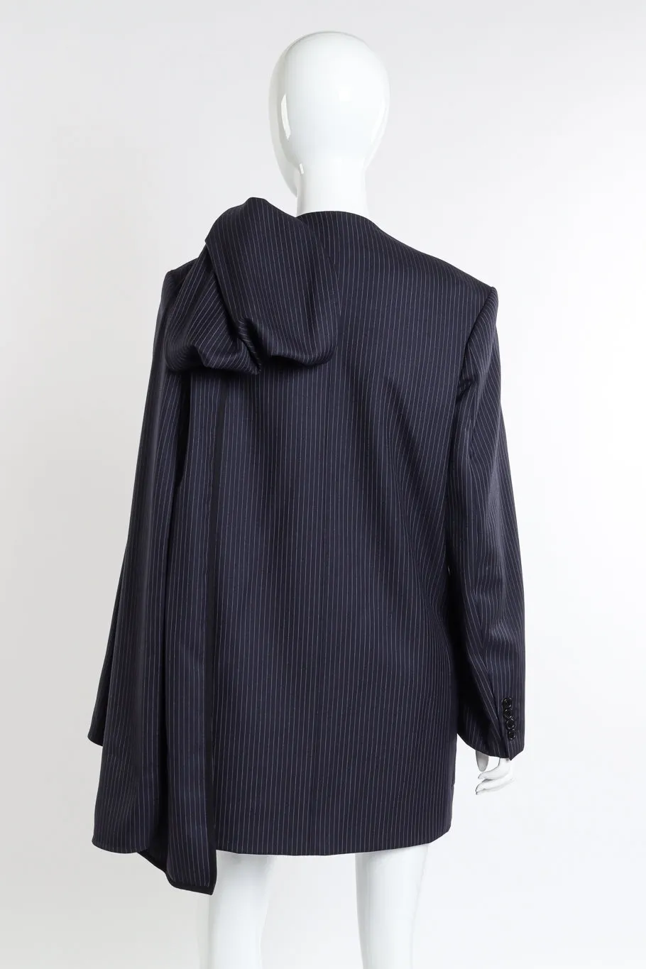 Pinstripe Bow Jacket