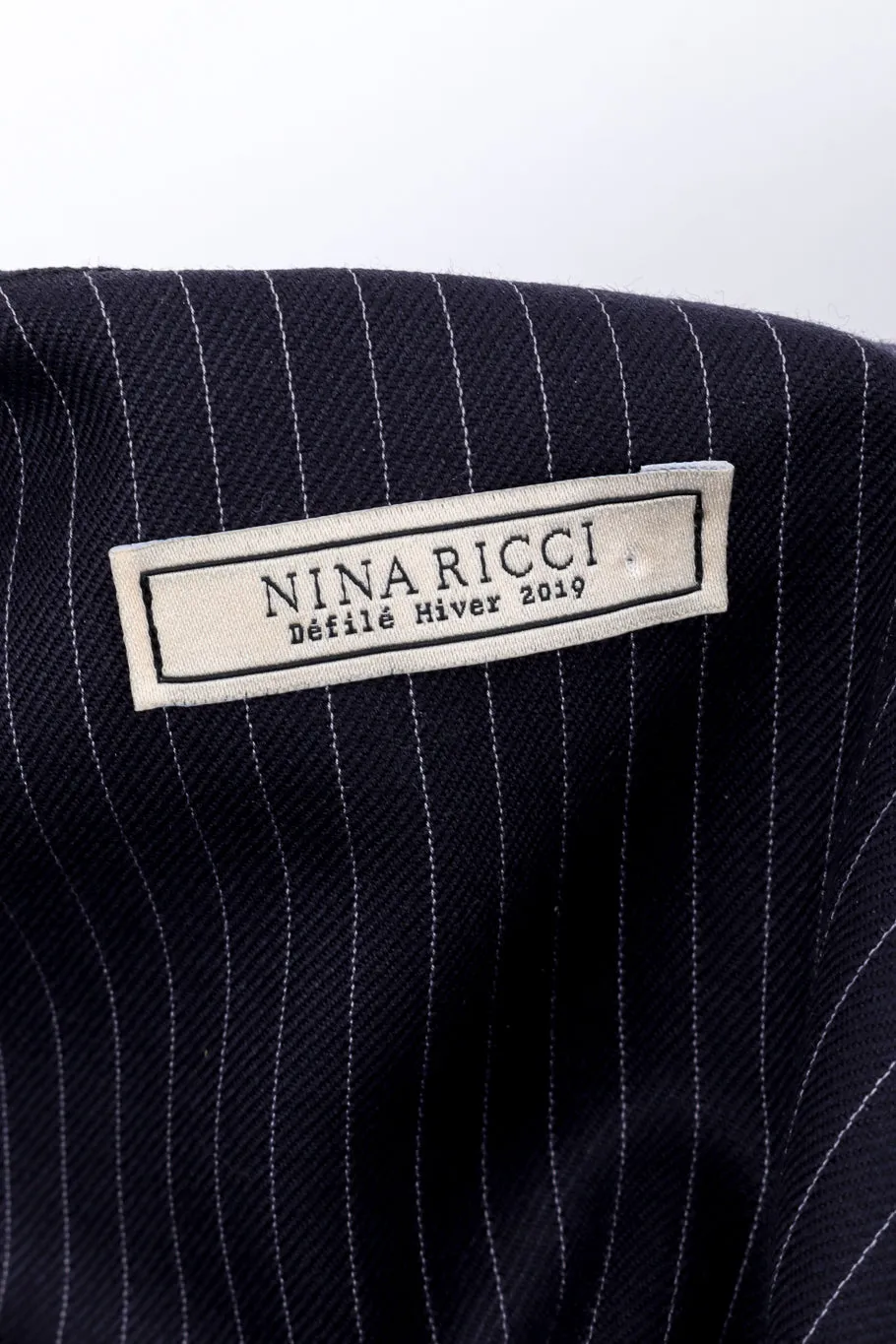 Pinstripe Bow Jacket