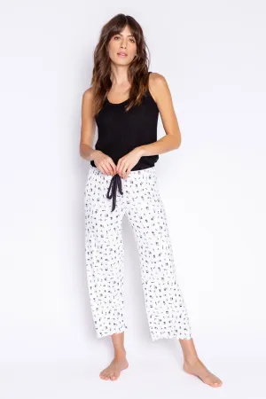 PJ Salvage Around The Edges Floral Crop Pant