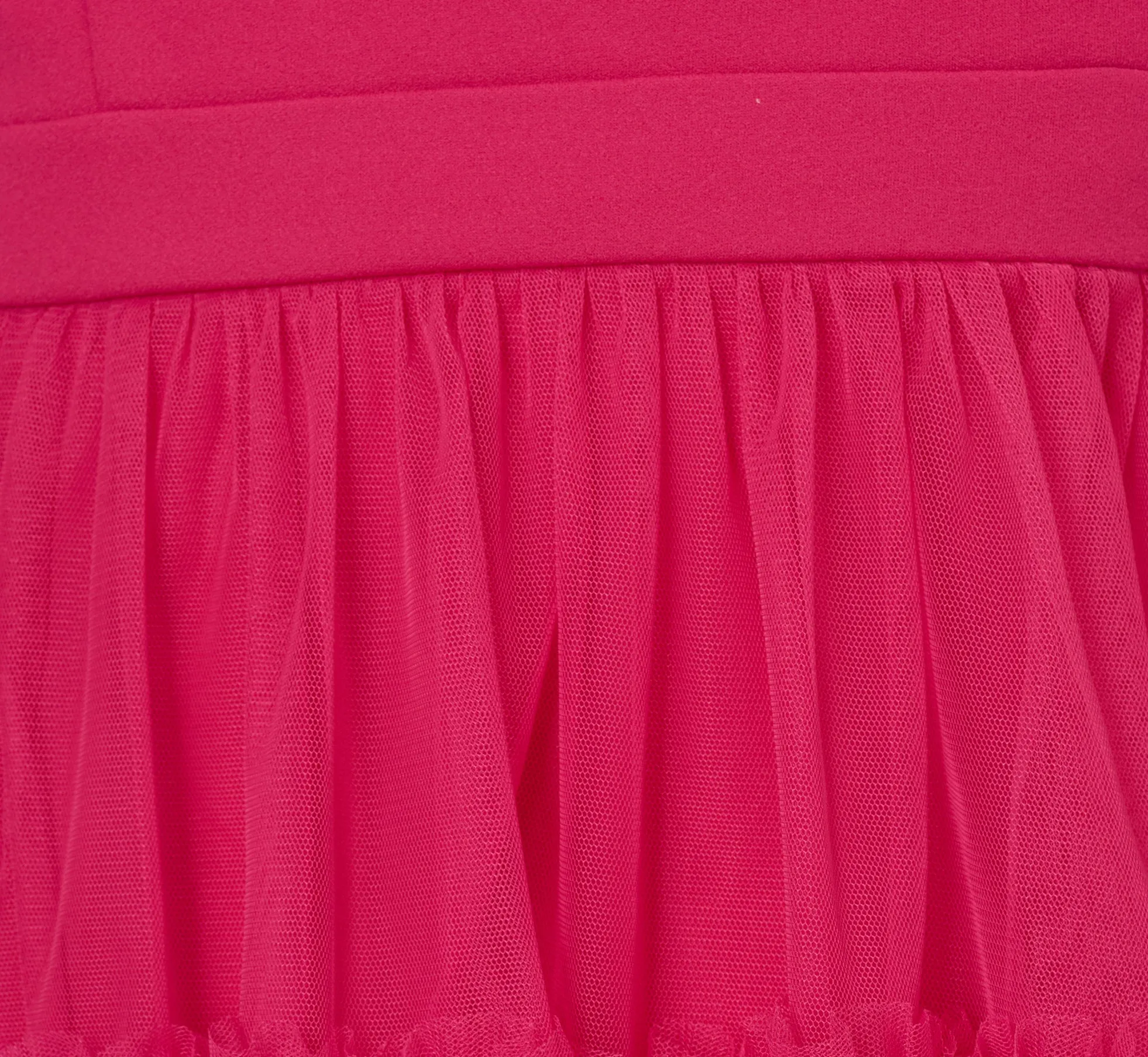 Plus Size Sleeveless Midi Dress With Square Neck And Tiered Skirt In Bright Rose