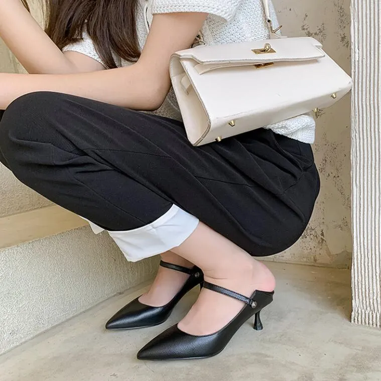Pointed Pump Shoes For Petite Feet Women ES122