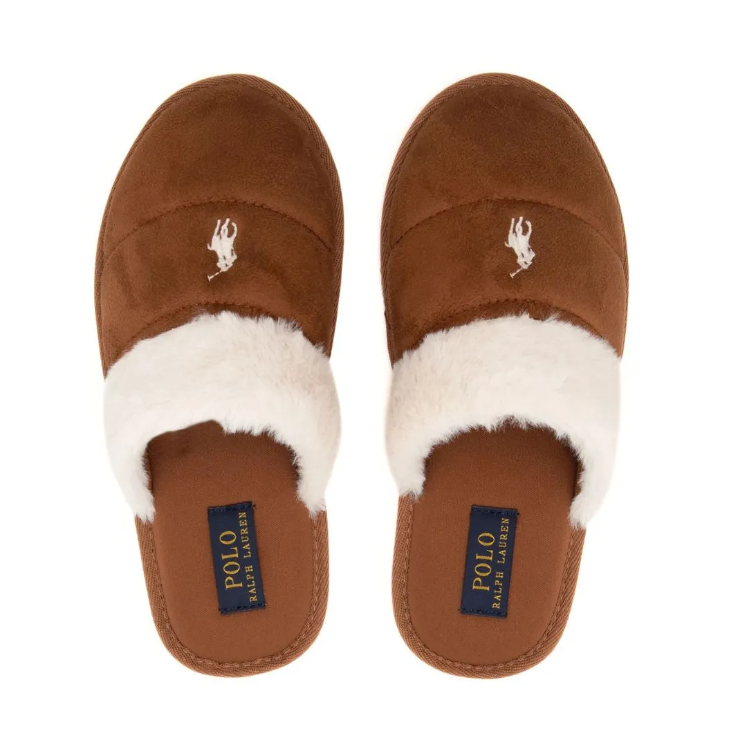 Polo Ralph Lauren Kelcie Slippers Women RF103631-TAN