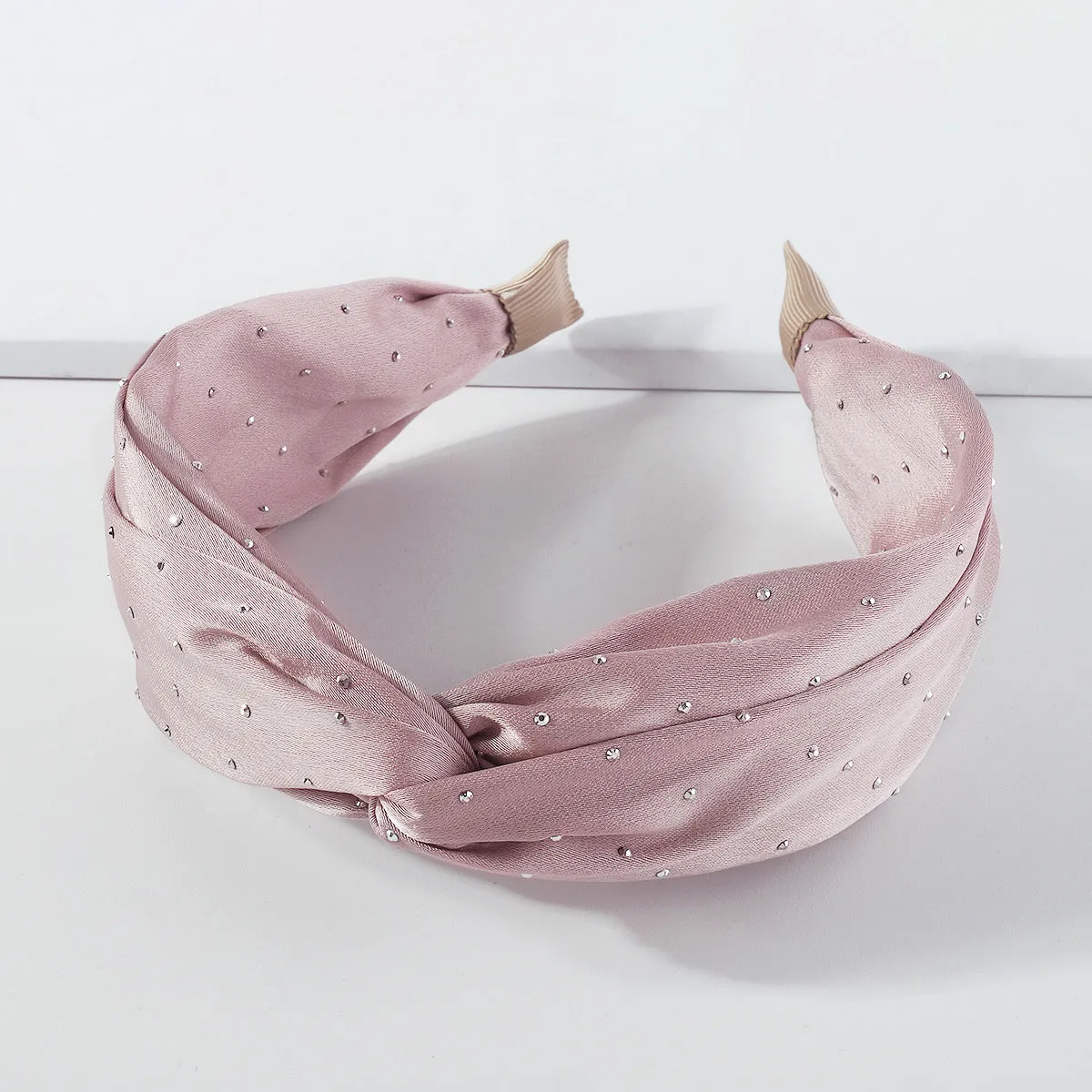 Purple & Cubic Zirconia Knot Hard Headband