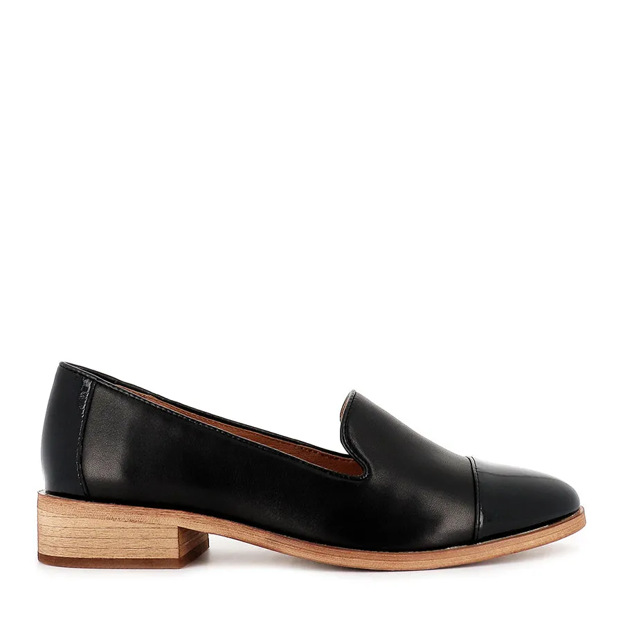 RANDOM - BLACK LEATHER BLACK PATENT