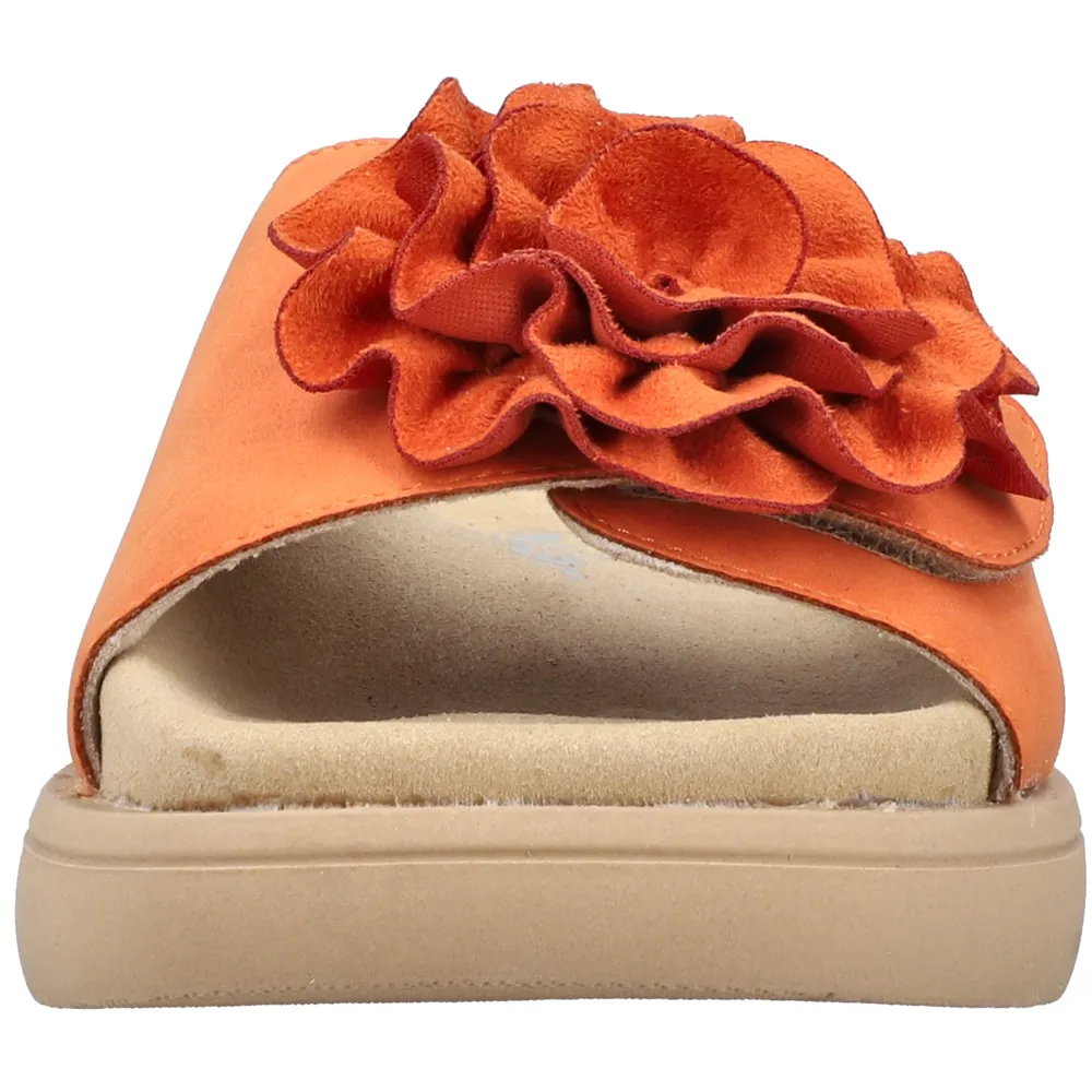 Rieker V1562-38 (Rosy) Pumpkin Sandals