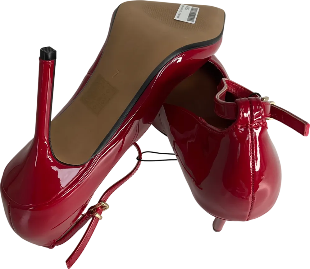 River Island Red Pointed Heels UK 7 EU 41 👞