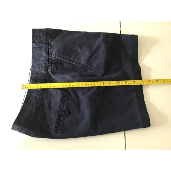 ROZ &amp; ALI- WOMENS BLUE POCKETS SHORTS SIZE 12