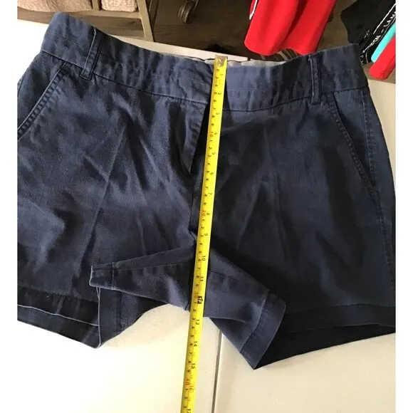 ROZ &amp; ALI- WOMENS BLUE POCKETS SHORTS SIZE 12
