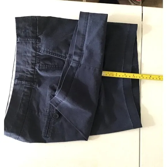 ROZ &amp; ALI- WOMENS BLUE POCKETS SHORTS SIZE 12