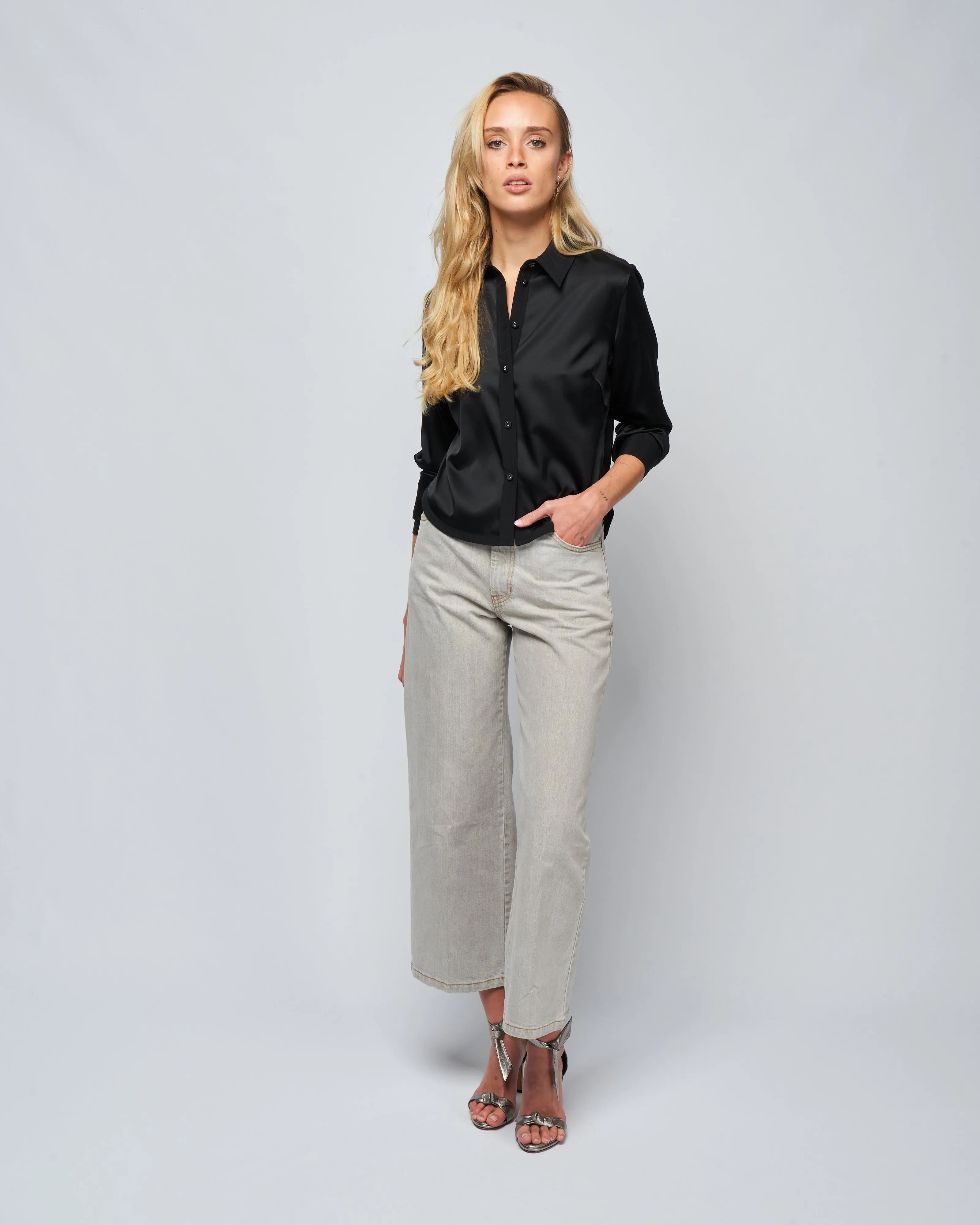 rue shirt - black