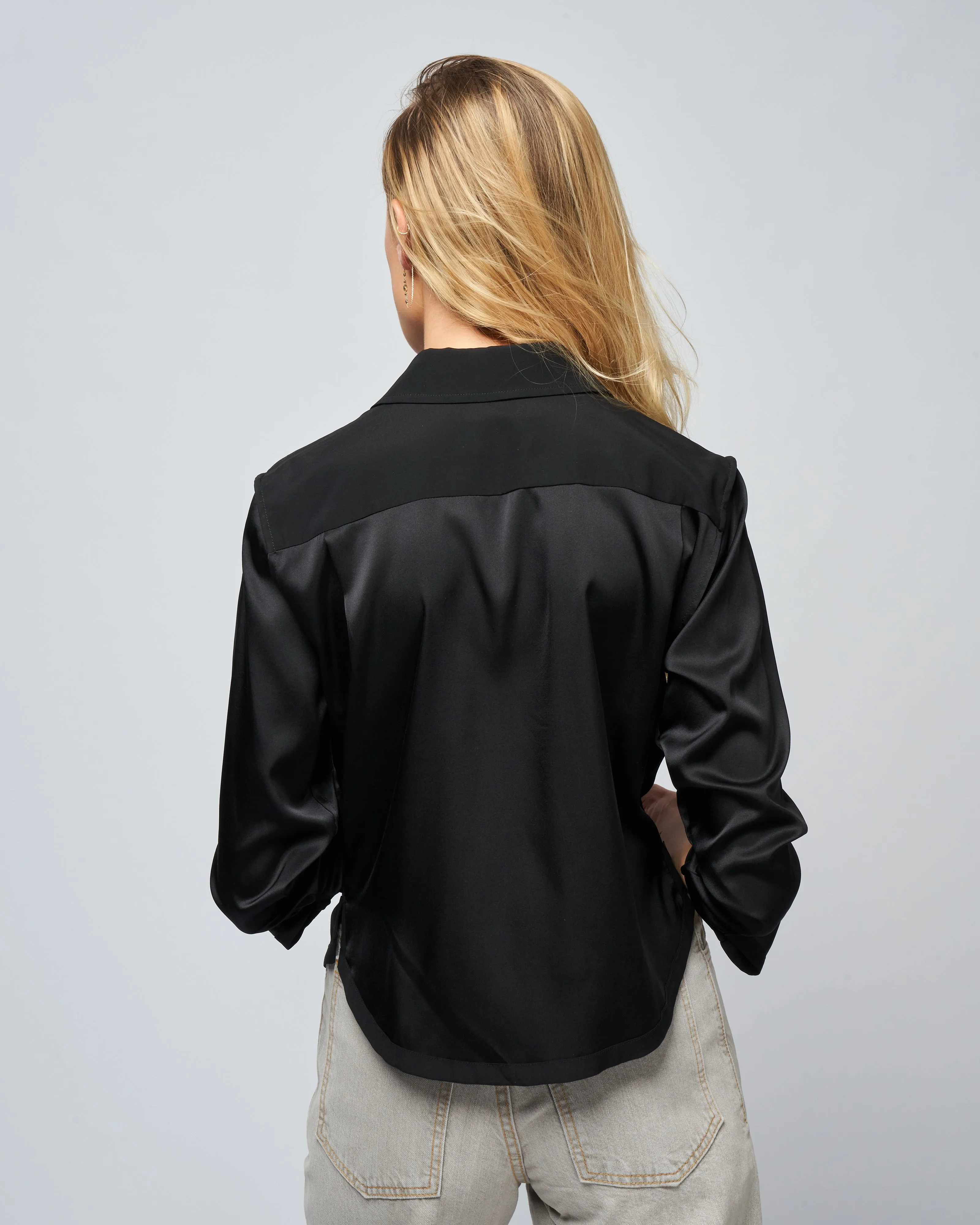 rue shirt - black