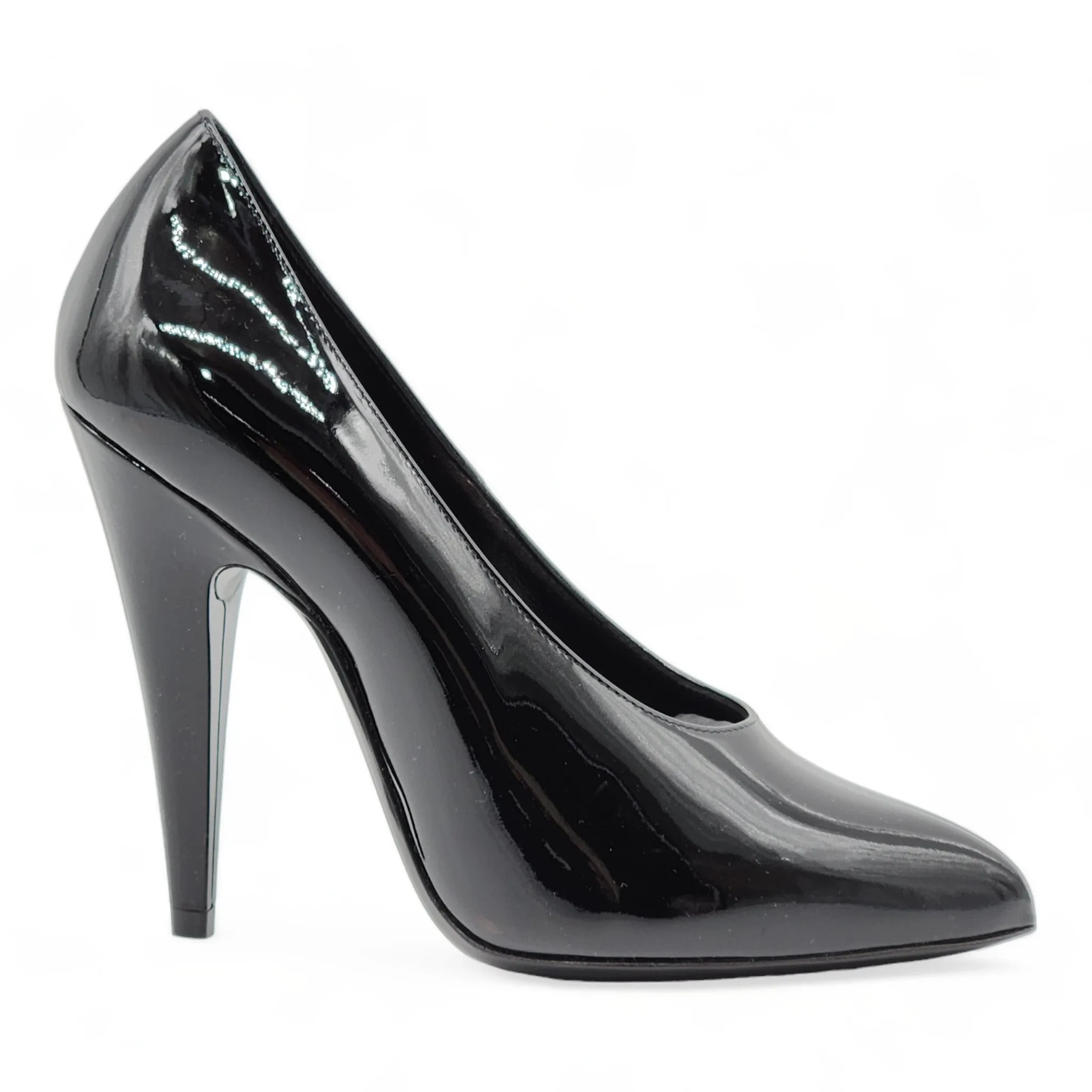 Saint Laurent Teddy Patent Leather Pumps Heels Shoes