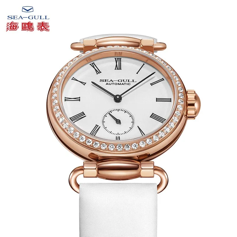 SEA-GULL Ladies Automatic in Rose Gold or Silver  Calibre : ST17  Model: 813.11.6065L