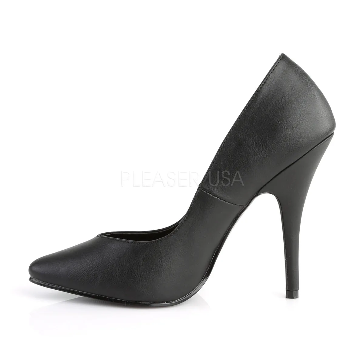 SEDUCE-420V  Black Faux Leather