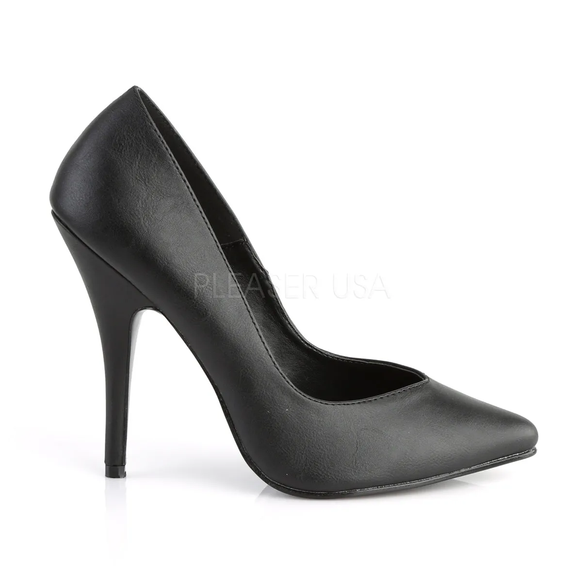 SEDUCE-420V  Black Faux Leather