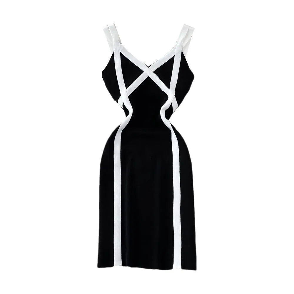 Sexy Wild Fashion Dress Sleeveless Off Shoulder Dress