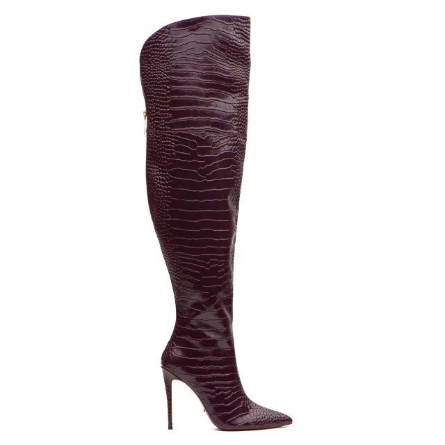 Sexy Women Tight High Boot Dress Shoes