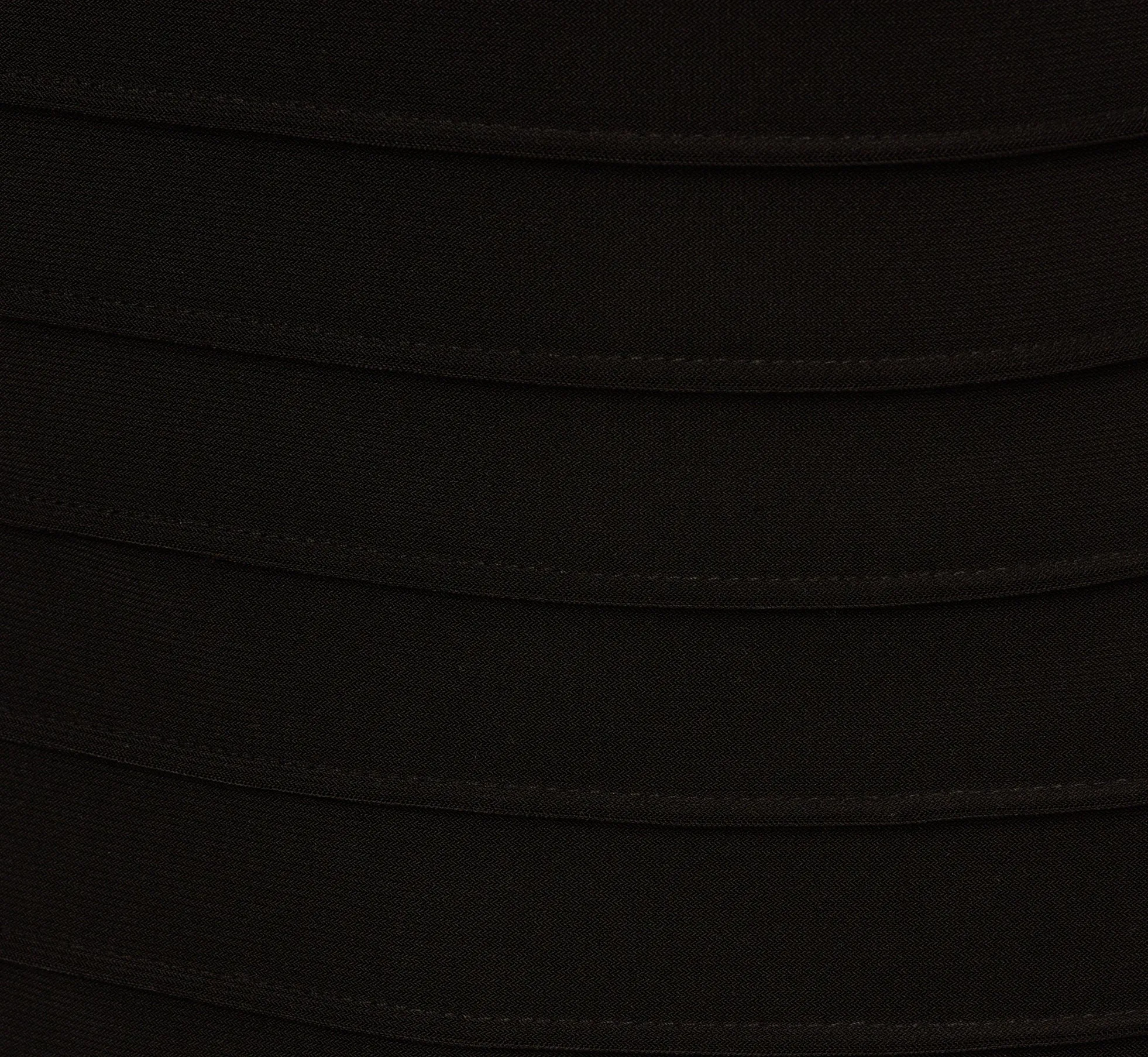 Short Sleeve Pintucked Lace Dress With V Neckline In Black