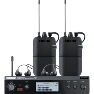 Shure PSM300 Twin-Pack Wireless In-Ear Monitor System Kit