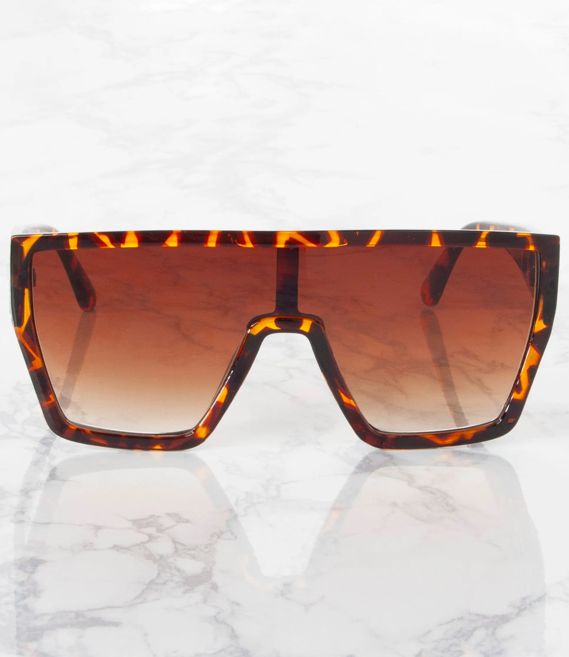 Single Color Sunglasses - 1103646-TORT- Pack of 6 - $3.5/piece