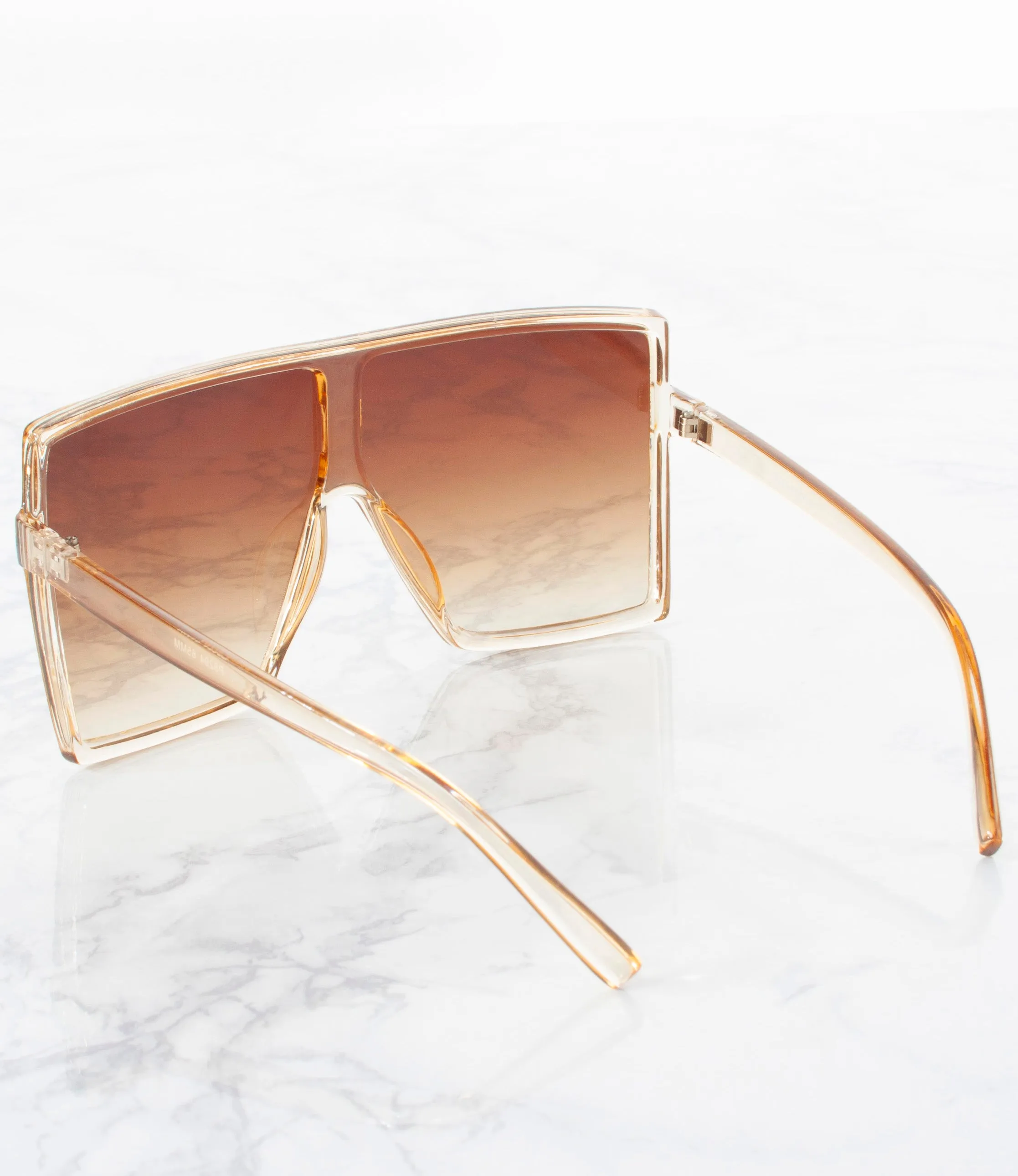 Single Color Sunglasses - P8294CHAMPAGNE- Pack of 6 - $2.5/piece