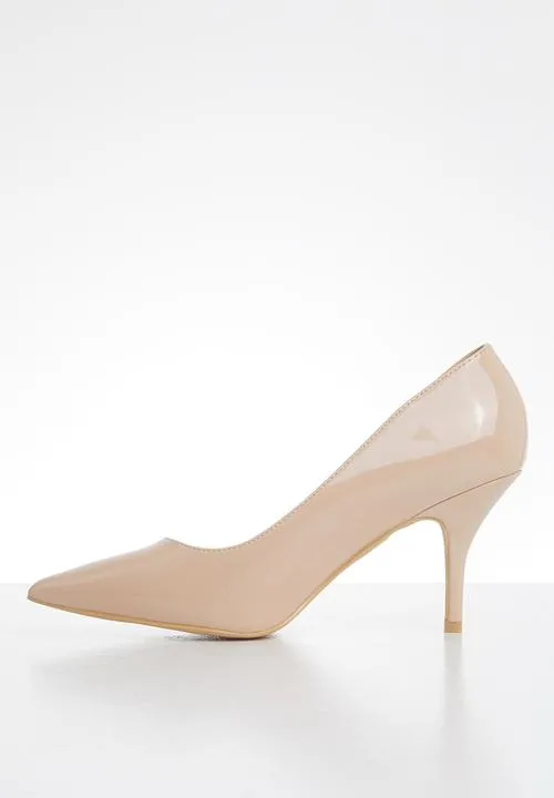 Sissy Boy Low Brainer Court Shoe Nude