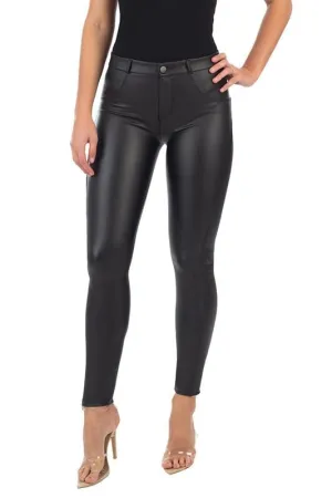 Sissyboy Ladies Joey Axel 4Way PU Jegging Black