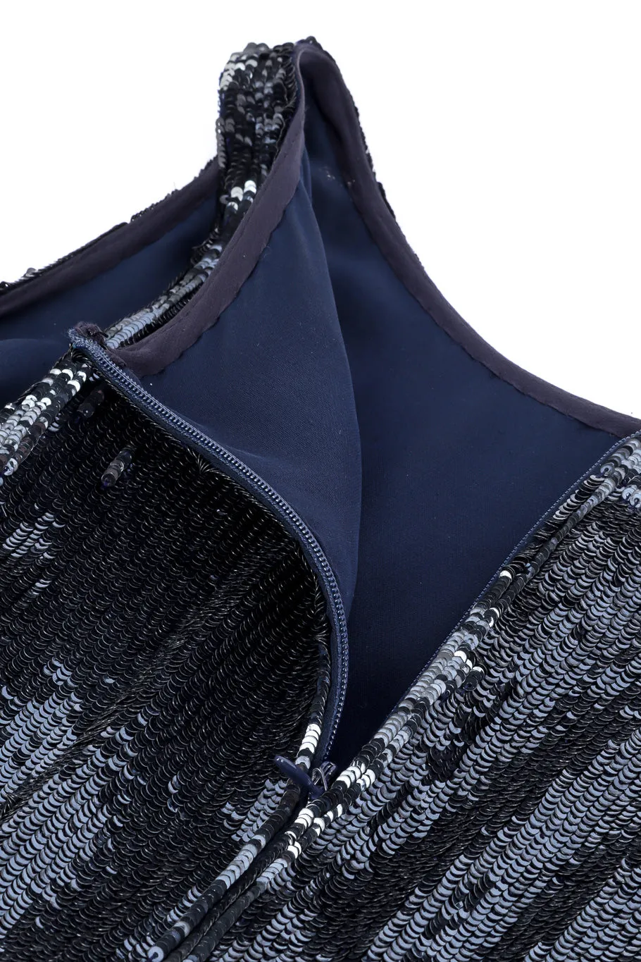Sleeveless Sequin Gown